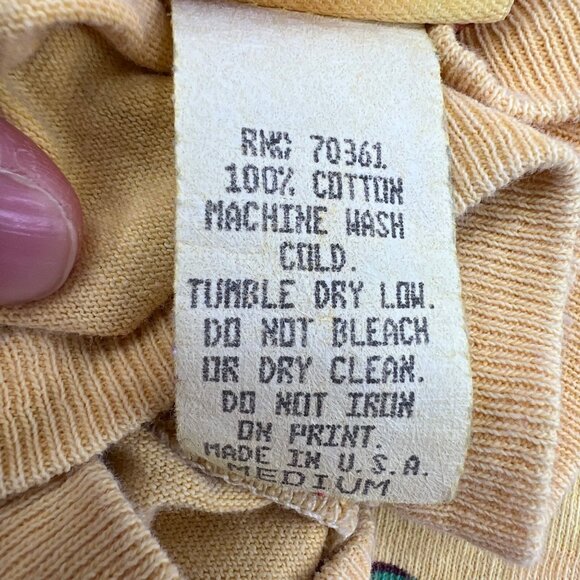 MAZE Vintage Women's Dress size Medium Yellow Floral Cotton Sleeveless midi - Picture 5 of 7